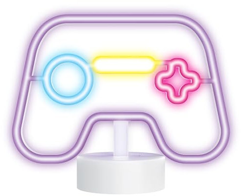 InnoVibe Insegna al neon a LED per videogiochi, lampada da scrivania per stanza dei ragazzi, decorazione per la stanza dei giochi, accessori per la stanza dei giochi, decorazioni per scrivania da