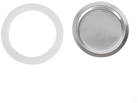 Allthingstore Guarnizione ad anello in silicone compatibile, con diversi modelli di caffettiere per caffè espresso (1 tazza + setaccio)
