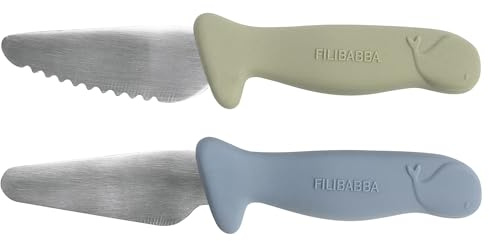 Filibabba Einsteigerschneidermesser, Powder Blue/Green (2 Stück)