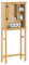 Waschmaschinenschrank Corona Massivholz Kiefer Küchenschränke Schuhschrank Bathroom Cabinet Apothekerschrank Küche für Toilette Badezimmer Gästezimmer Küche