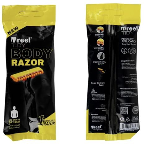 Newmax Darbee Disposable Shaving Safety Razor, Pack of 3, Plastic