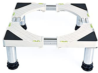 Washing Machine Stand Base Heavy Duty 4/8/12 Legs Adjustable Holder Bracket Dryer Refrigerator floor trays Length/Width 48-69cm for Cookers, Fridges, chest freezer (4 l (12 Legs 24)