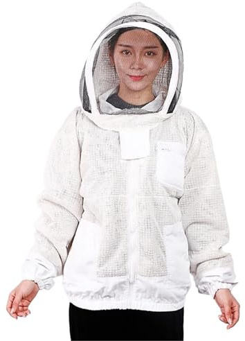 Imkeranzug Stichfest Imkerjacke, belüftete Imkerkleidung, Imkerschutzkleidung, Imkerwerkzeug(XXL)