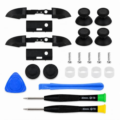 VBK Reparaturset 14tlg für Xbox Controller Tasten Trigger Ladebuchse | Komplettes Werkzeug inklusive Schraubendreher und Öffnungswerkzeug