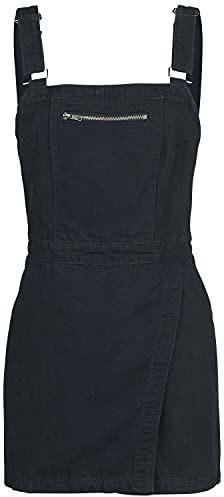 Forplay Latzwickelkleid Frauen Kurzes Kleid schwarz