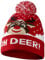 dressforfun 303622 Unisex Weihnachts Bommel Mütze OH DEER, lustiges Rentier, rot weiß