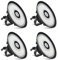 Anten LED Hallenbeleuchtung 200W Kaltweiß 5000K | 120°Abstrahlwinkel 28000lm Strahler led UFO Highbay Industrielampe IP65 Hallenstrahler für Gewerbliche Lager/Werkstatt/Garage leuchte (4 Stücke)