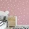 Klebekerlchen® | Wandtattoo Kinderzimmer Mädchen & Junge, Wandsticker selbstklebend, wiederverwendbare & rückstandsfreie Kinderzimmer Deko – Wandtattoo Rosa Punkte Sticker (Set mit 72 Motiven)