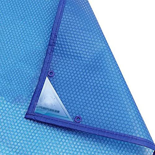 Cobertor Solar Piscinas Rectangular Cubierta Solar para Piscina Sobre el Suelo con Ojal, 400 Μm de Espesor, Verano Invierno Natación Mantas de Calentamiento de Burbujas ( Size : 3m x 6m(10ft×19ft) )