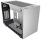 Noua Parvus Q2 Silver Case Mini ITX per PC Office Mini Tower 0.5MM SPCC 4*USB3.0/2.0 Pannelli Laterali in Vetro Temperato (AxPxL: 264x349x185 mm)