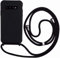 wentdzSW Kompatibel mit Samsung Galaxy S10E Hülle,Handykette Hüll Schutzhülle Necklace Handyhülle .Verstellbarer Halskette Silikon Handyhülle-Schwarz