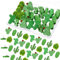 YATEICBC Punaises en Bois Punaise de Cactus Punaise de Feuille de Palmier Punaises Mignonnes Décoratives pour Photos Mur, Cartes, Tableau d'Affichage ou Panneaux en Liège (50Pcs)