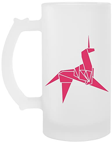 Jinbetee Bladerunner Transparenter Bierglas-Trinkbecher mit Griff