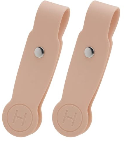 HKNR Magnetic Hat Clip Holder for Travel - Hands-Free Accessories for Bags, Backpacks, Luggage, Purses & Totes (2 Pcs Khaki)