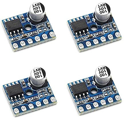 RAKSTORE 4pcs 5128 Amplifier Board 5W Class D Digital Amplifier Board Mono Audio Module Low Distortion