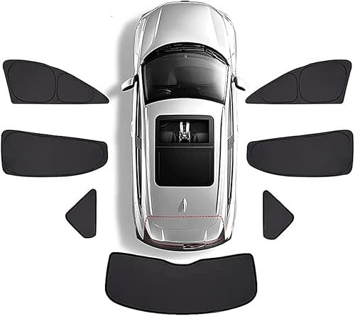Für BMW 3 Series Touring E91 2005-2013 Magnetisch Sonnenschutz Vorhang fürs Auto, Baby mit UV Schutz, Reflektierende Hitzeschutz, der Privatsphäre,Set of Seven
