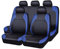 EGNIAN 9Pcs Protezione Sedile Auto per Fiat Punto I/II (Type 188 176) 1993 1994 1995 1996 1997 1998 1999 2000 2001 2002 2003-2007,Impermeabile Set Fodere Anteriori E Posteriori,Copri Sedili Auto