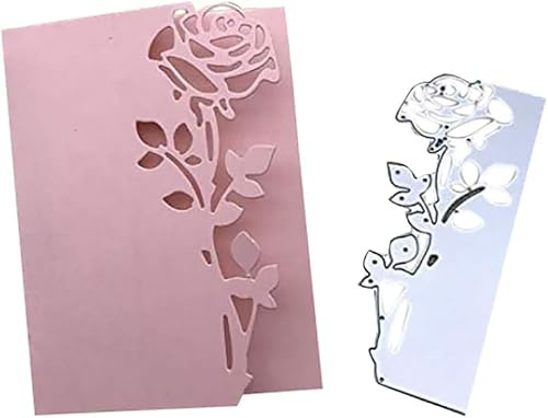 Rose Umschlag Stanzschablonen Stanzmaschine Stanzschablone Scrapbooking Prägeschablonen Stanzformen Zubehör für 3D Karten Fotoalben Papierkarten Scrapbook Stanzformen