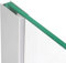 MOMENTS OF GLASS Perfil de Pared de Aluminio en U 190 cm para Mamparas de Ducha com Vidrio de 8 mm, 1 goma reductora incluida