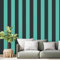 Hexoa Papier Peint, Rayures Bleues - Made in France - 52x1000