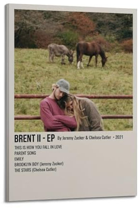 greb Jeremy Zucker Album-Poster, Leinwand-Poster, Raumdekoration, ästhetisches Poster, künstlerisches Poster für Schlafzimmer, Wohnzimmer, Wände, 60 x 90 cm, Rahmenstil