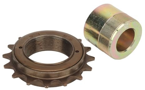 Akozon Freewheel Adapter Kit, 16T Freewheel with 20mm Adapter Replacement Lightweight Easy Installation Flywheel Adapter Kit for Electric Tricycles Motorcycles Karts