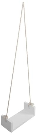 ULDIGI Wooden Posing with Photo Swing Prop Rope Hemp, Photography Smooth White Aid Baby Newborn, Professional Photo Studios and Home for First Birthdays