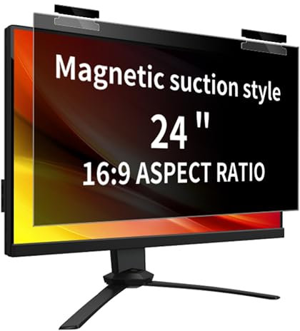 Thorani Magnetische Blickschutzfolie schützt Display und Daten - 24 Zoll 16:9