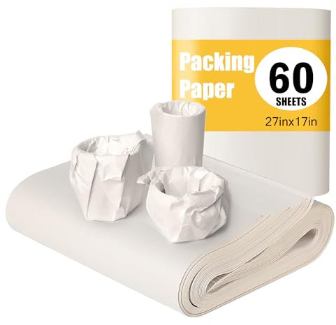 Packpapier, 60 Blatt, 70×38cm, Zeitungspapier Packpapier Zeitungspapier Umzug Papier 60 g/m² wickeln, gemacht für Umzug, Dekoration, Bastelarbeiten, Verpackung & Versand Seidenpapier