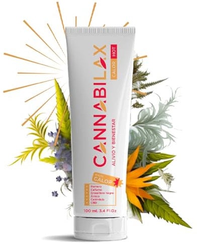 Crema Antiinflamatoria de Cáñamo Efecto Calor 100ml - Alivio Instantáneo para Músculos, Articulaciones y Contracturas con Árnica y Grosellero Negro | Ideal para Dolores, Deportistas y Recuperación