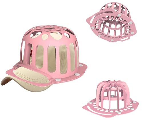Ghyut Silikon-Hutwaschkäfig, Hutwaschkäfig kann die Form des Hutes beibehalten, Baseballmützen-Waschkäfig für Waschmaschine, Geschirrspüler, Baseballkappe, Waschkäfig, geeignet für Erwachsene und