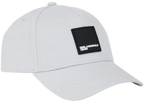 KARL LAGERFELD JEANS Men's Box Logo Baseball Cap, High Rise, One Size