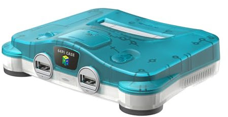 RETROFLAG 64Pi Case for Raspberry Pi 5, Translucent Pi 5 Case with Cooling Fan and Aluminum Heatsinks for Raspberry Pi 5