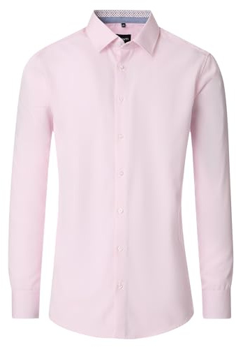 Venti - Modern Fit - Herren Hemd (123942200), Größe:46, Farbe:Rot (400)