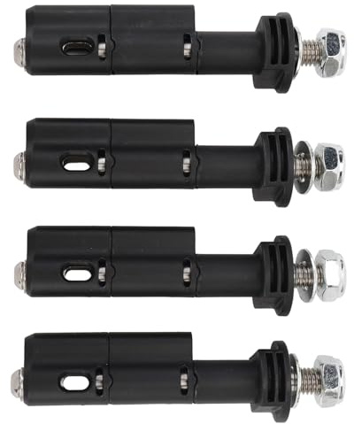 Srliya 4pcs 17mm Montagestifte Set Diebstahl Sicherheitsmontage -Kit für MaxTrax Mkii Lite- und Mini -Wiederherstellungstraktionsbretter, Fahrzeuglager, Sichere Befestigung, Nylon