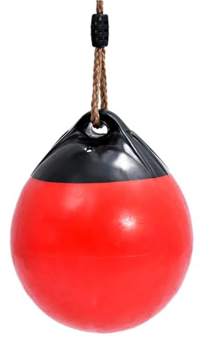 Aufblasbare Ballschaukel für Kinder und Garten, Pe, 120kg | Baumschaukel für Spielplatz und Außenbereich, Trainiert Hand und Fuß Koordination bei Kindern Zufällige Farbe