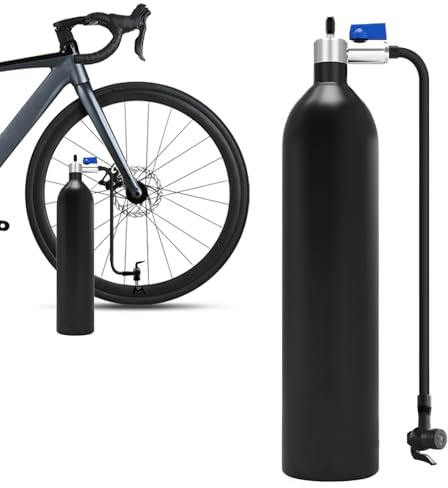 Tire Inflator - Compact Tyre Booster Bottle Device | 200psi Portable Air Filling Pump Offf-Road Biking, Quick Tire Inflation Gear for Commuters, Travel Riders, Sports Cycle Utility Kit