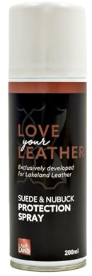 Lakeland Leather Protection Spray for Leather & Sheepskin | Water & Stain Repellent | Invisible Protective Barrier | Suitable for Suede, Nubuck & Shearling