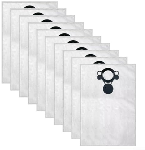 Sacs de rechange non tissés pour aspirateurs verticaux, y compris pour VC2010L VC2512L VC2012L VC3011L VC3012L Lot de 4 et 10 options de paquet (10 pièces)