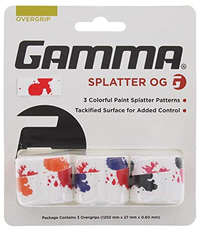 Gamma Splatter Spritzer Overgrip, Mehrfarbig, Einheitsgröße