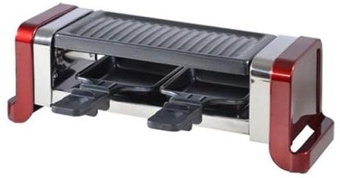 Raclette Maschine 2 Personen 350w rot - gr202-350r
