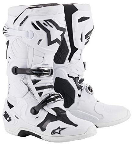Alpinestars 482-01110, Stivali da Motocicletta Uomo, Bianco, 44.5 EU