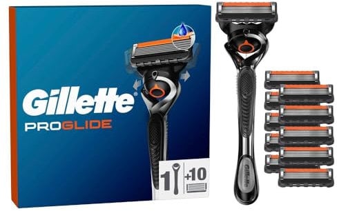 Gillette Fusion5 Proglide 1 Rasierer 1 Ersatzklingen mit neuem Everglide Gleitstreifen für noch sanfteres Gleiten