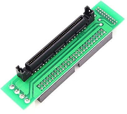 1 x SCSI80F IDE50 SCSI 80 Pin auf 50 Pin Konverter Karte Computer Konverter Festplatte Adapter Karte Modul Platine