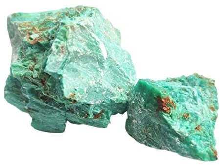 BAWHO 50-100g Vert Malachite Pierres dégringolées Cristal gemme for la Fabrication de Bijoux Collier à Faire soi-même Bracelets Cristal QINTINYIN (Color : 100g, Size : 2-4cm)