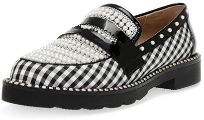 Betsey Johnson Damen Darian Slipper, Schwarz/Weiß, 38 EU