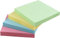 Sticky Notes (76x76mm) - Colourful Removable Adhesive Memo Pads in Blue, Pink, Green, Yellow | Set of 4 Pads | Office, Home & School Use - for Organization and to-do Lists (Pastel | 4 Pads)