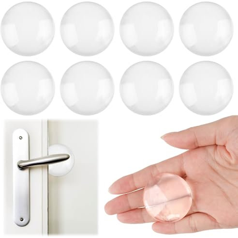 8 Stück Tür stopper wand transparent Gummipuffer Wandschutz, Türpuffer Transparent Anschlagpuffer Klebepunkte für wandtattoo schlafzimmer Glasplatten