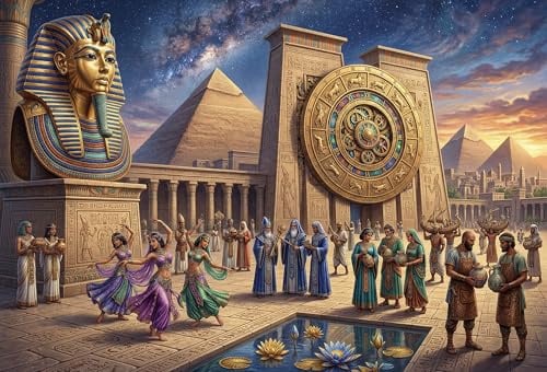 Pharao Tutanchamun Puzzle 1000 Teile, Entspannendes Familienspiel Geschenk | 1000 Teile-Puzzle, Größe 52x38cm, ab 14 J., Thema Pharao Tutanchamun für entspannendes Puzzle Spiel, Geschenk und Wanddeko.