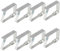 TRIXES 8PC Pacchetto di Clip per tovaglie in Acciaio Inossidabile -Clip Metalliche Regolabili - Perfetto per tavoli Buffet Piatti Piatti Feste BBQ's Casa & Giardino